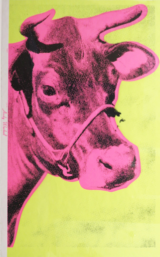 安迪·沃霍尔 - 版画 - Cow 11 (Signed)