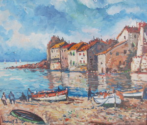 Robert L.P. LAVOINE - Peinture - Erbalunga Corse