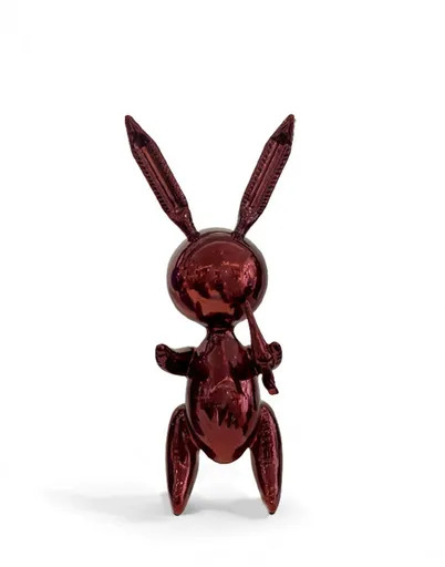 Jeff KOONS - Skulptur Volumen - Ballon Rabbit Red