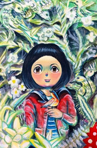 Seung-Hun SHIN - Pittura - Fantasy Jesuisland- Island Girl Story Chun-ya Healing Garden