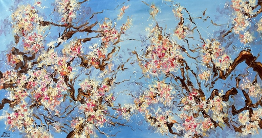 Diana MALIVANI - Painting - Le printemps chantant