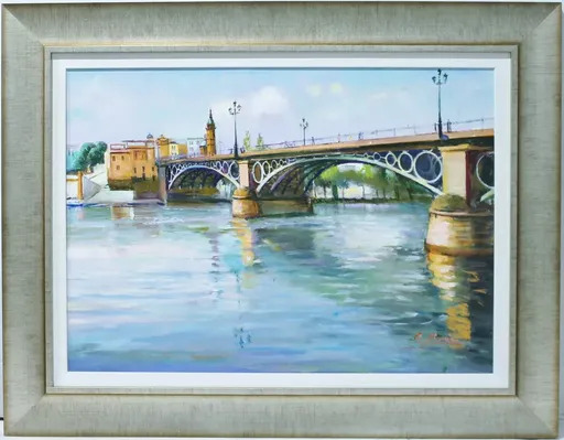 Rafael ATENCIA - Painting - Puente de Triana (Sevilla)