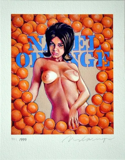 Mel RAMOS - Grabado - Navel Oranges