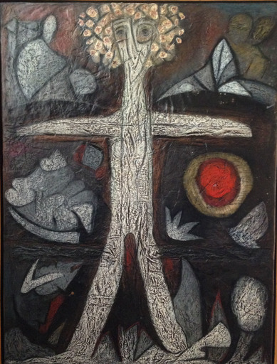 Pierrette GONSETH-FAVRE - Pittura - Crucifixion