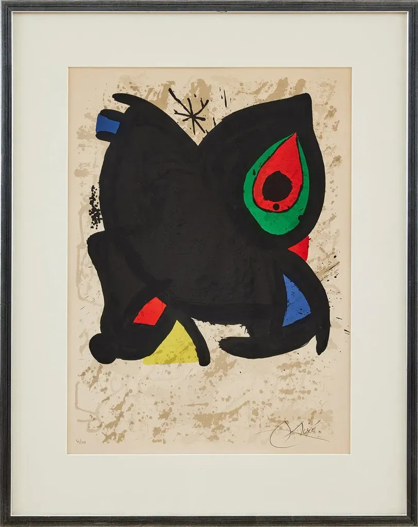 Joan Miro、LE GRAND NU DEBOUT、画集画、新品額装付 NU DEBOUT by Joan Miró on artnet