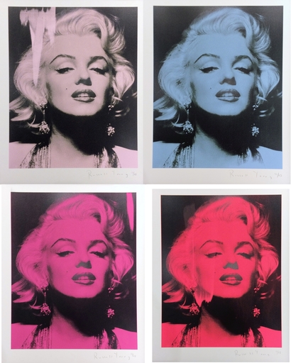 Russell YOUNG - Print-Multiple - Marilyn Portrait Portfolio