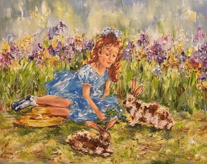 Diana MALIVANI - Peinture - Les petits roux au soleil