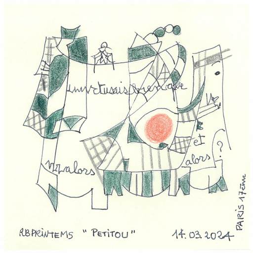 Reine BUD-PRINTEMS - Drawing-Watercolor - "PETITOU"