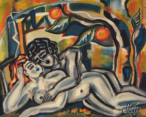 Jacqueline DITT - Gemälde - Spirit of Eden (nude - Akt)