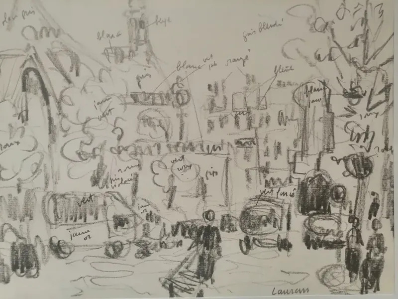 Paris Les Halles Rue Du Pont Neuf Vers Saint Eustache Andre Lauran Vente En Ligne Art Artprice