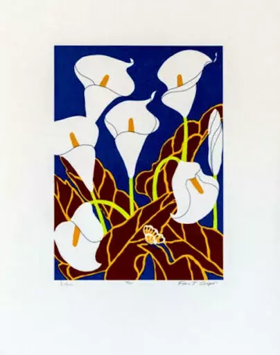 Ann T. COOPER - Stampa-Multiplo - Lilies