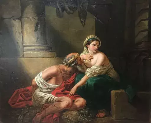 Gustave BOULANGER - Pintura - “Caritas Romana - The Roman Charity Cimon and Péro”