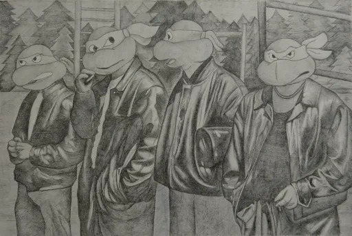 Slava PTRK - Dessin-Aquarelle - Meeting at Sports Ground