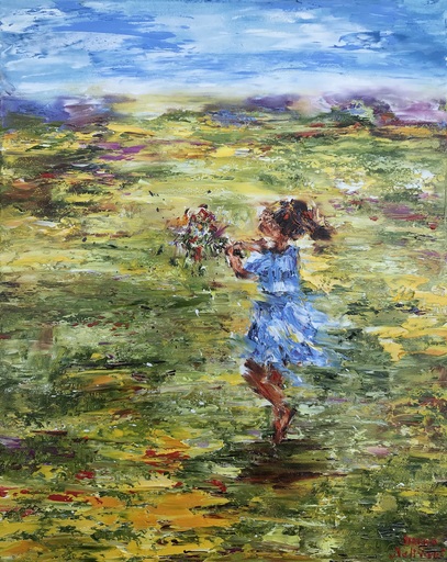 Diana MALIVANI - Gemälde - Au rythme de l'été