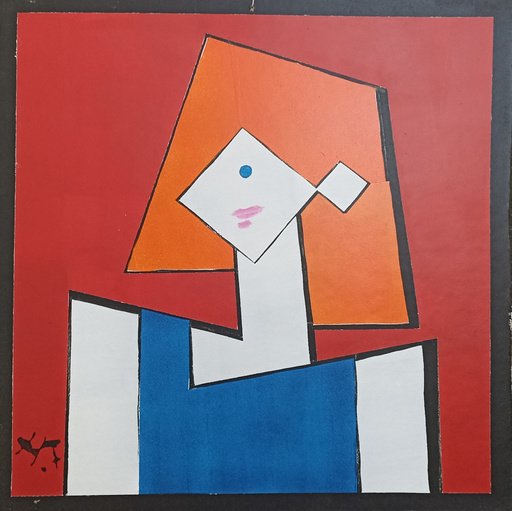Harry BARTLETT FENNEY - Painting - red orange blue (2021)