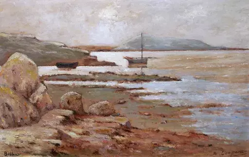 Etienne LEMPEREUR - Pittura - Paysage à Bréhat
