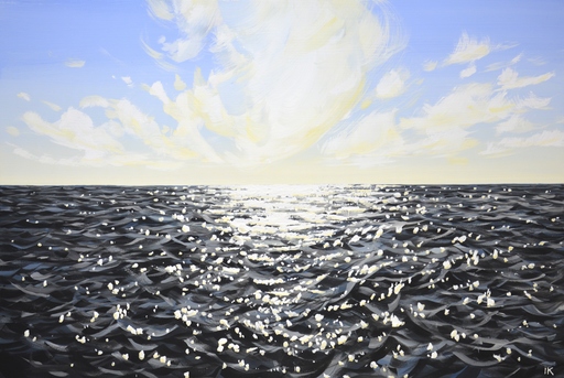 Iryna KASTSOVA - Peinture - 	Ocean 100.