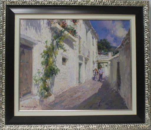 Francisco CALABUIG - Gemälde - El pueblo