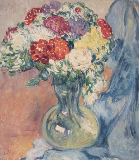 Louis VALTAT - Painting - Chrysanthèmes