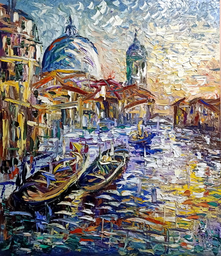 Antonino PULIAFICO - Gemälde - Viola Veneziano