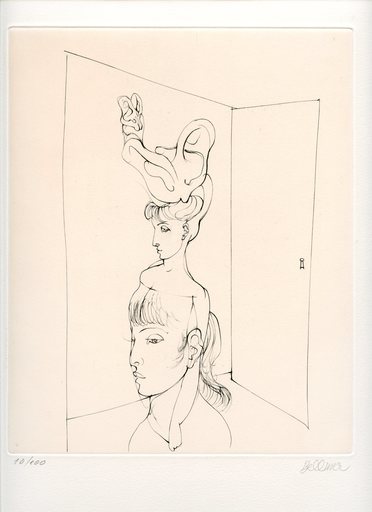 ハンス・ベルメール - 版画 - GRAVURE 1973 SIGNÉ AU CRAYON NUM/100 HANDSIGNED ETCHING