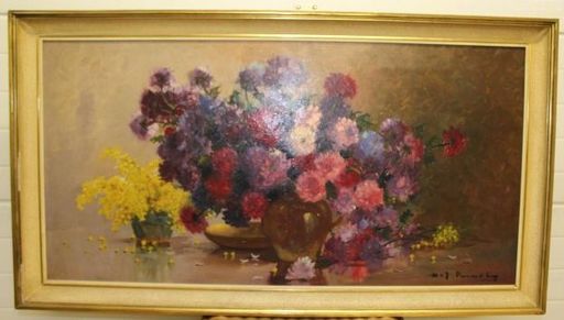 Henri Joseph PAUWELS - Pintura - Bloemenpracht