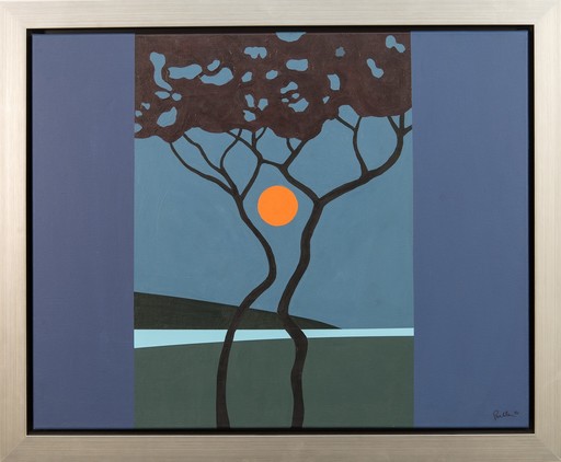 Charles PACHTER - 绘画 - Sumach Moon