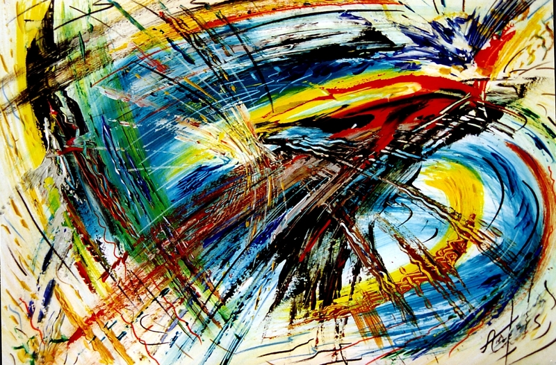 Didier ANGELS - Gemälde - Fusion n°4