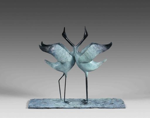 Isabelle BRIZZI - Sculpture-Volume - Grues japonaises