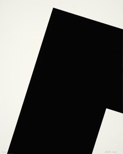 Günter WIRTH - 版画 -  Black Sign