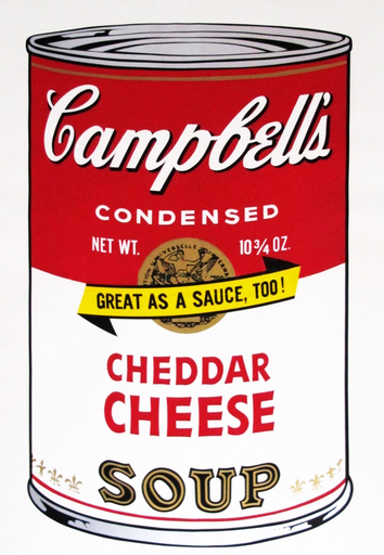 Andy WARHOL - Estampe-Multiple - Campbell's Soup II: Cheddar Cheese (FS II.63)