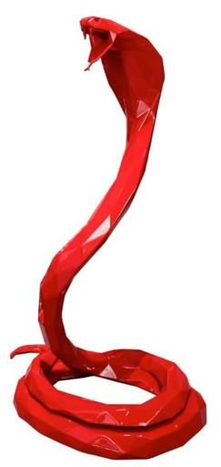 Richard ORLINSKI - Sculpture-Volume -  COBRA RED 