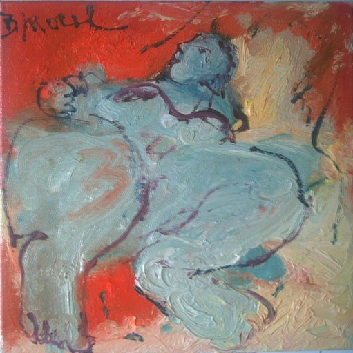 Bernard MOREL - Painting - FEMME