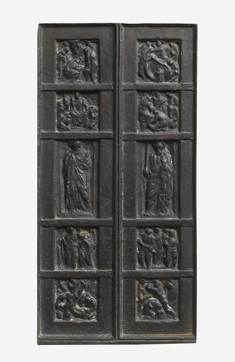 Giovanni PRINI - Sculpture-Volume - BOZZETTO PER LA PORTA DELLA CHIESA DI SS. PIETRO E PAOLO, RO