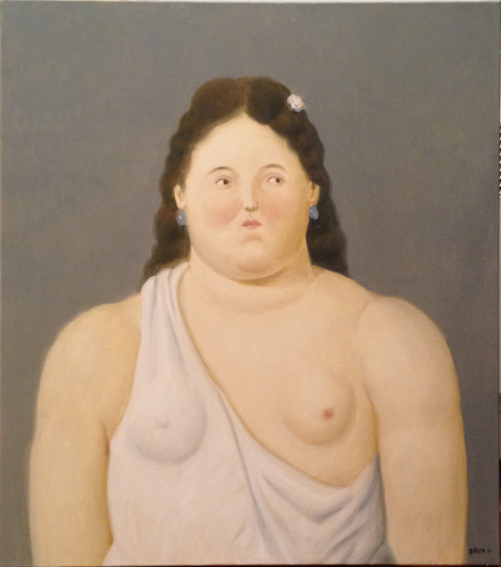 Fernando BOTERO - Peinture - Nudo di donna