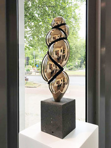 Stephan MARIENFELD - Sculpture-Volume - Blow Up II "She" Bronze