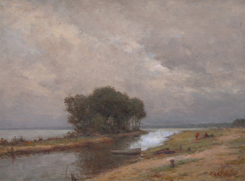 Jean Eugène Julien MASSÉ - Pintura - Sur le Bassin d’Arcachon (circa1935)