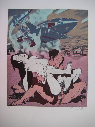 ERRÖ - Stampa-Multiplo - LITHOGRAPHIE 1972 SIGNÉE CRAYON NUM100 HANDSIGNED LITHOGRAPH