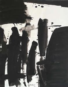 André MARFAING - Drawing-Watercolor - Untitled