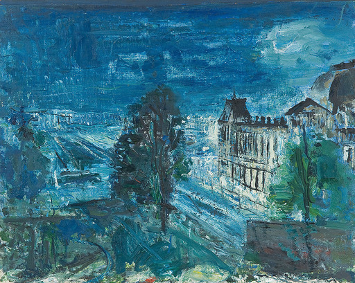 Wilhelm THÖNY - Painting - Paris, hôtel de ville