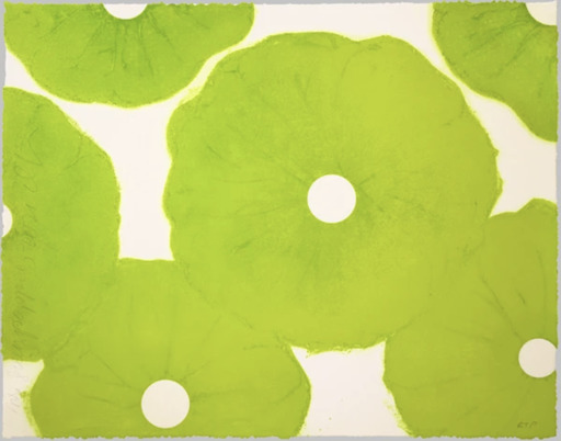 Donald SULTAN - Print-Multiple - Green Flowers