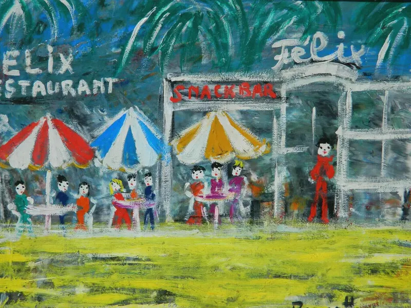 NAÏF PAYSAGE LANDSCAPE POUCETTE vente en ligne art artprice