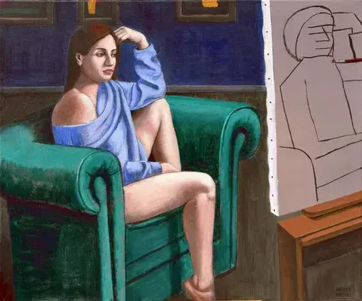 Andrea VANDONI - Painting - Modern Portrait 
