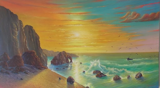TITO - Gemälde - La playa de la chira