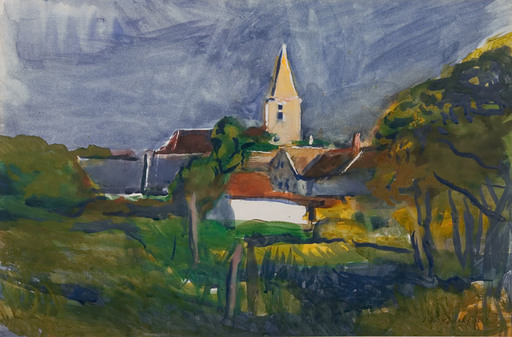 Josef DOBROWSKY - Gemälde - St Margarethen, Burgenland