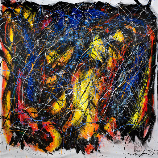 Jean-Jacques MARIE - Pittura - Abstraction lyrique série L028