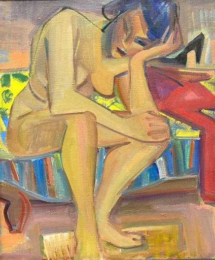 Raymond ESPINASSE - Painting - nue