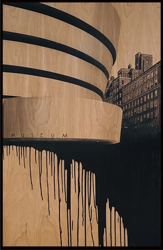 Laurent MINGUET - Painting - Guggenheim, New York
