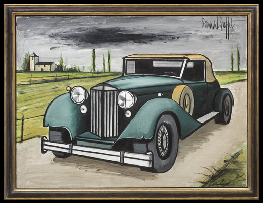 Bernard BUFFET - Painting - L'Automobile, Packard 1934
