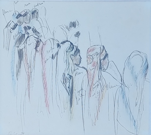 Edouard Léon Louis LEGRAND - Drawing-Watercolor